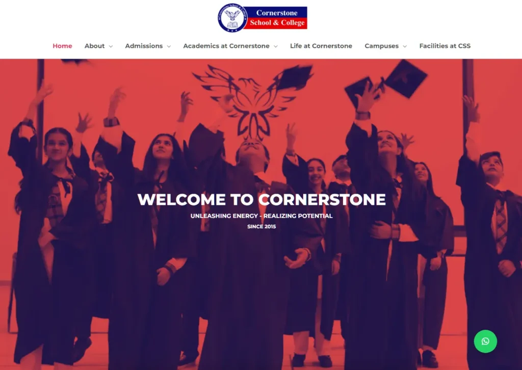 education portfolio website